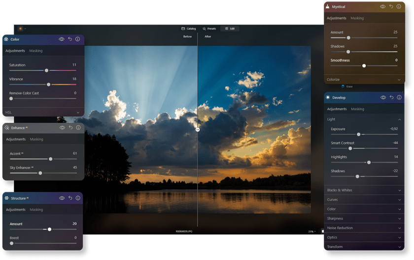 AI Photo Editing Software: The Best Artificial Intelligence Photo Editors | Skylum Blog(3)