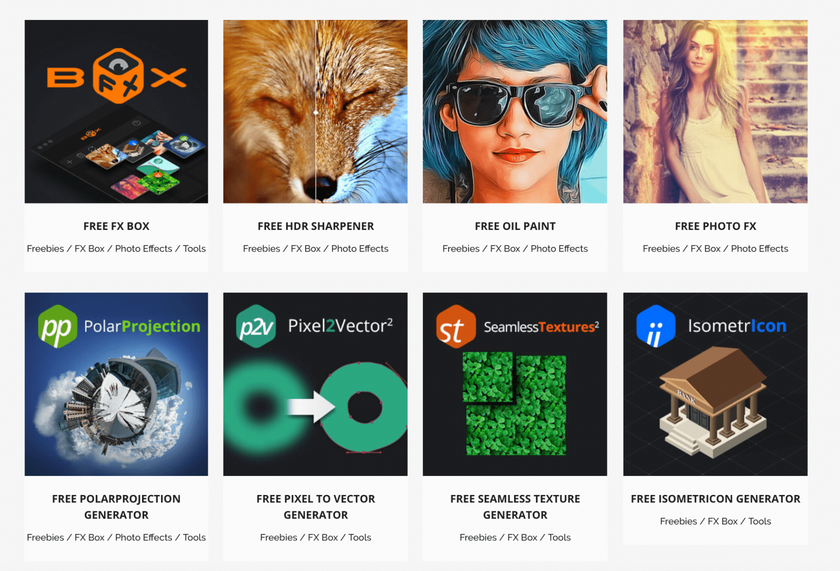 The Orange Box plugins (Windows / Mac) - photoshop plugin freeware